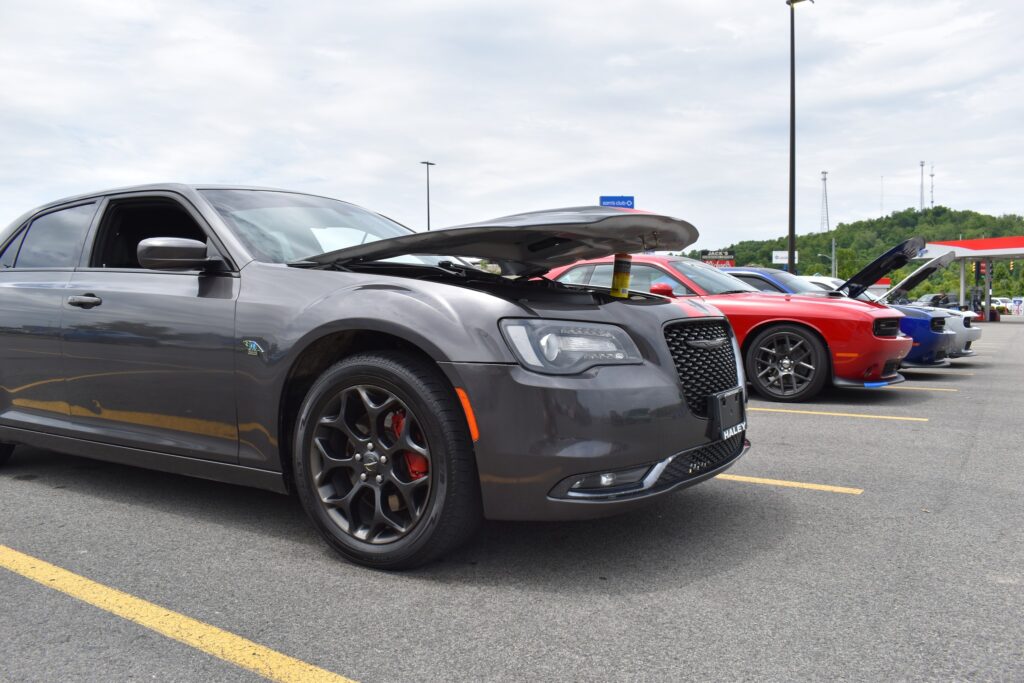 chrysler 300 at cars and coffee bridgeport