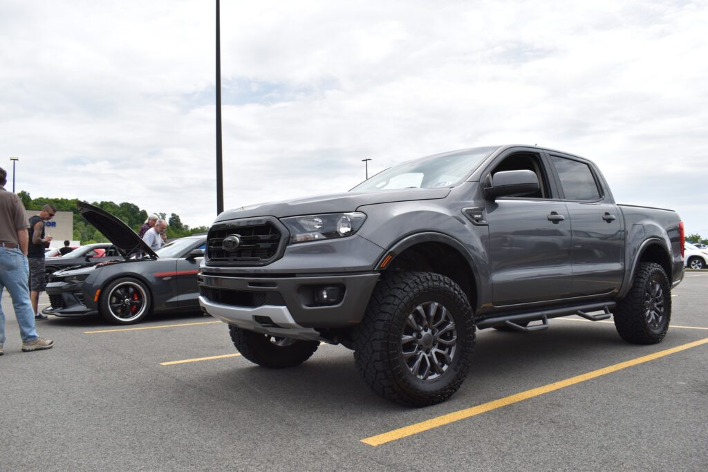 ford ranger at cars and coffee bridgeport