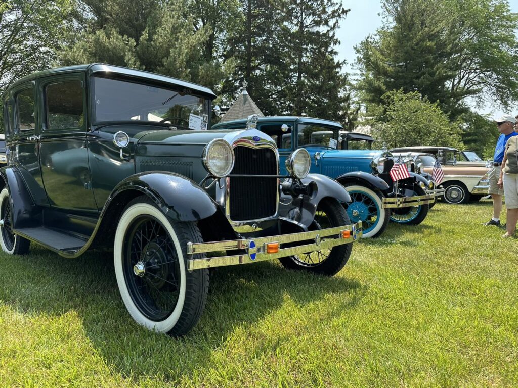 classic Ford's at 2023 Sandstone Village Car & Bike Show